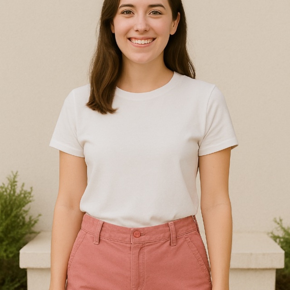 J. Crew Cream Fitted Skorts